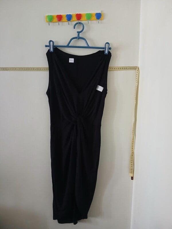 Vestido preto tipo vestlegging Tam M