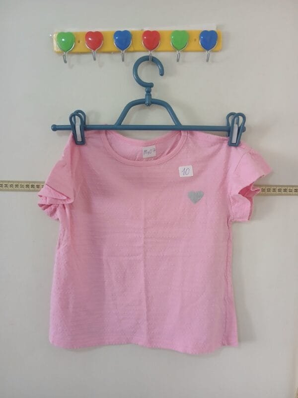 Moda Infantil  camiseta rosa Tam 10